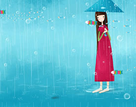 彭灼萍：《春雨》